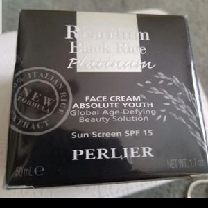 Perlier Risarium Black Rice platinum face cream